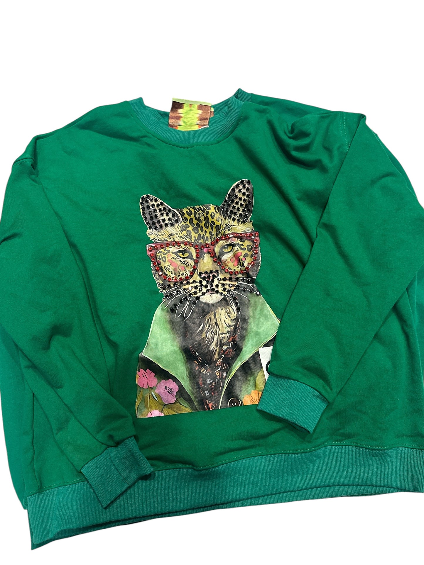 Oversized Embellished Sweatshirt