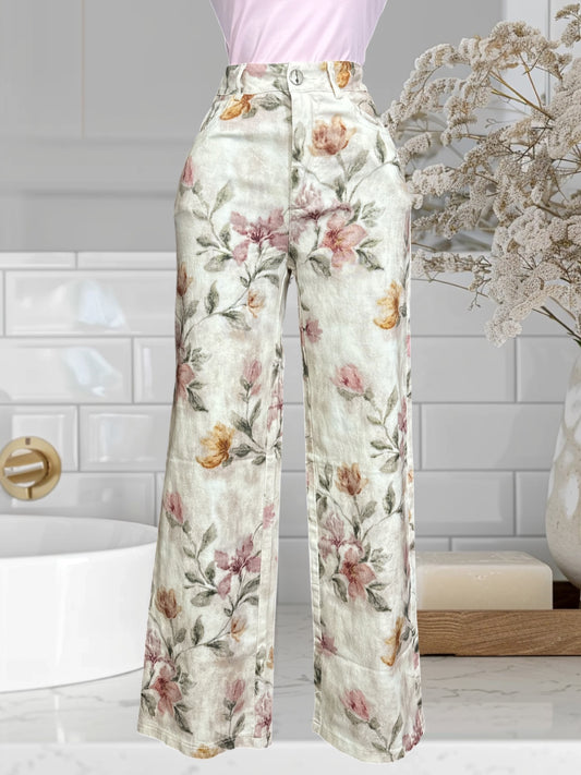 Floral Jean