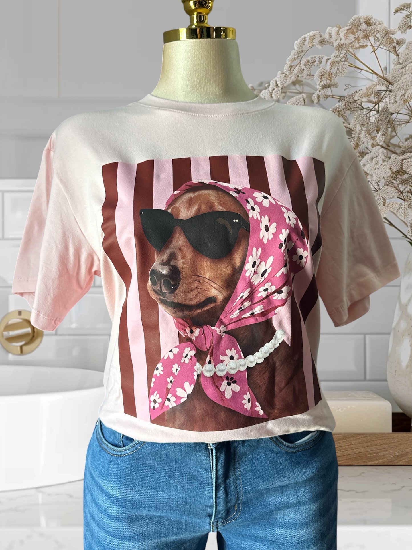 Dog W/Scarf