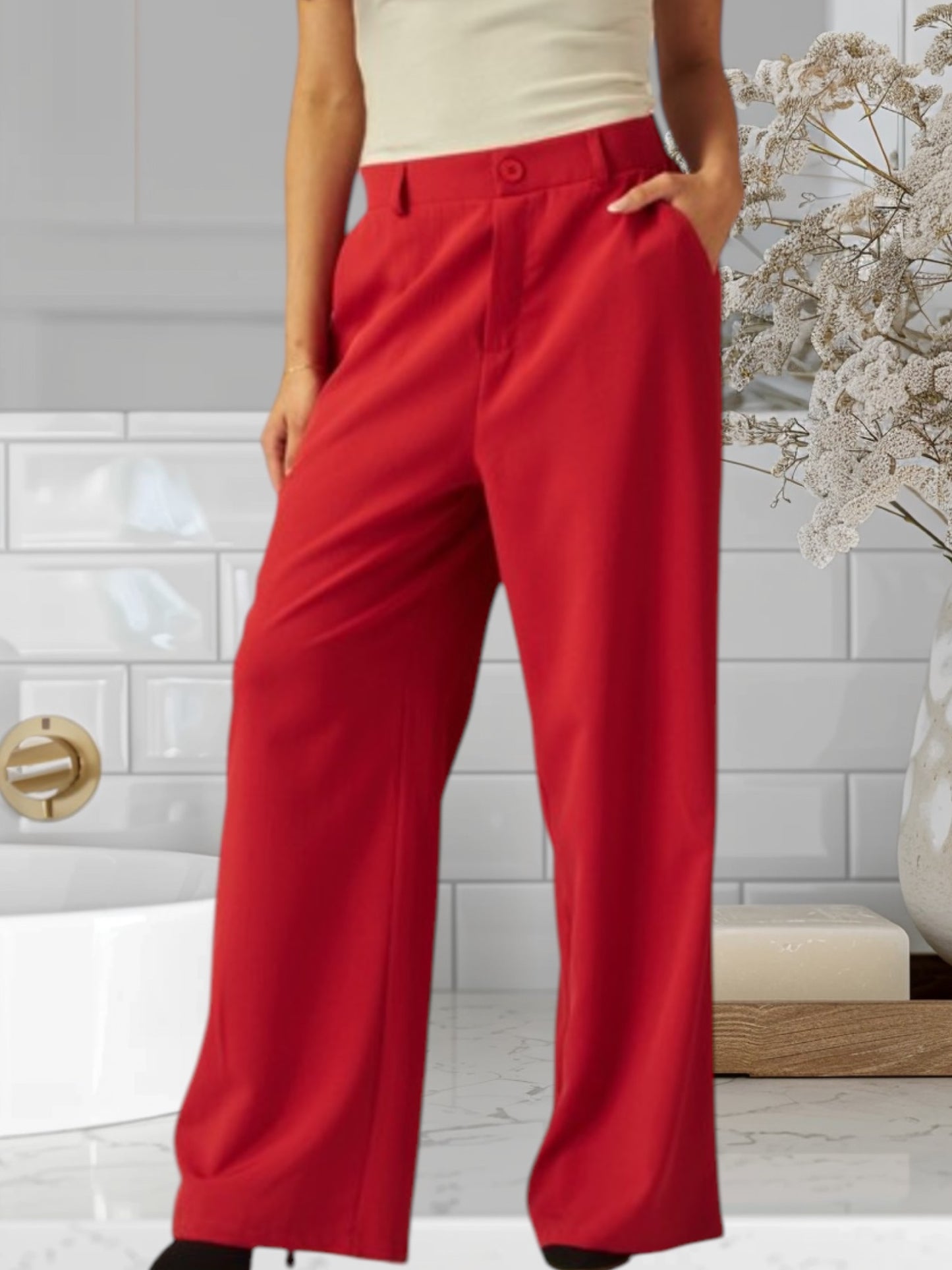 Pantalones rectos