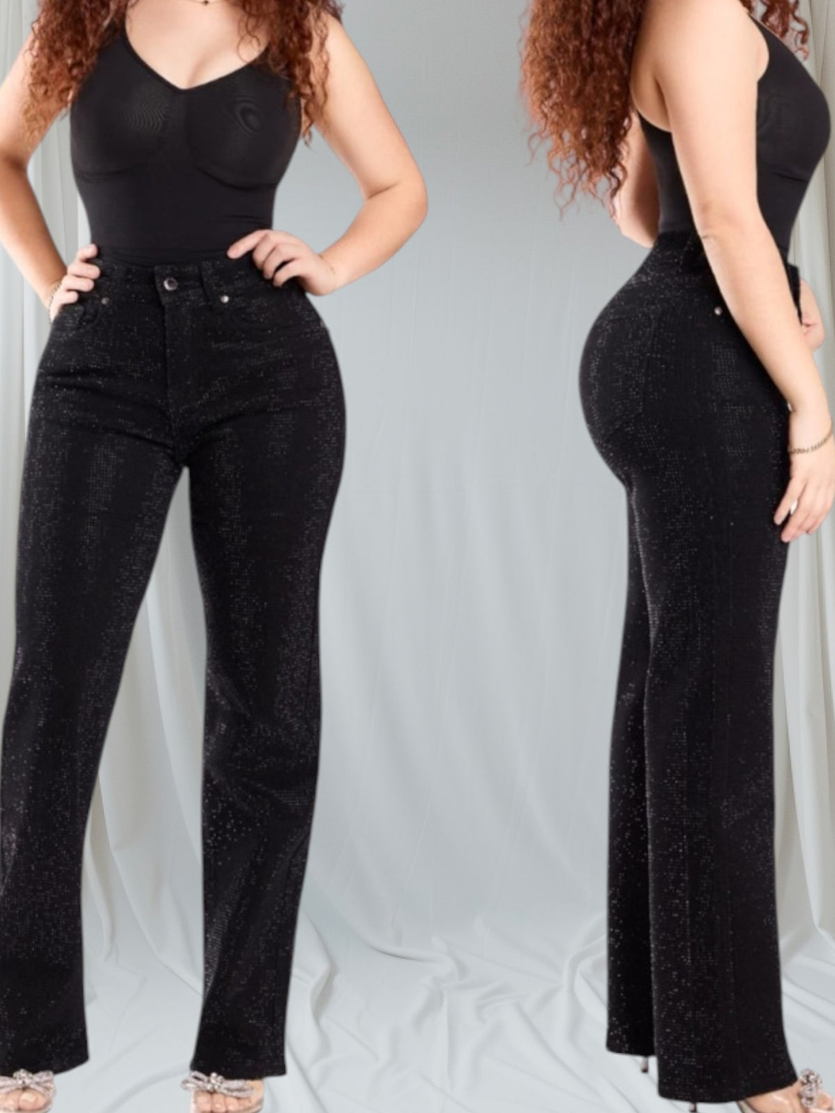 Full Rhinestones Jean 031