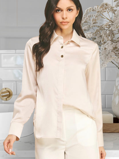 Belinda Satin Blouse