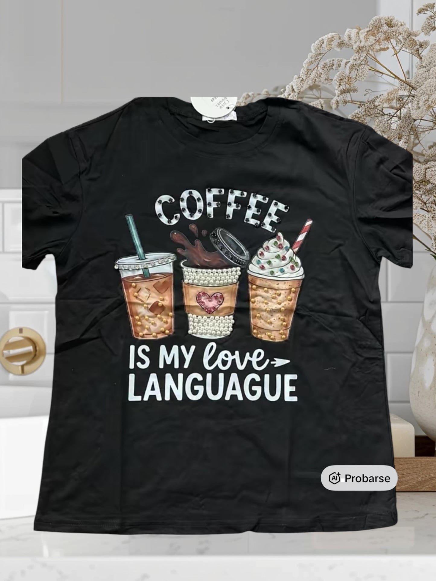 Coffe Graphic Design T-Shirt