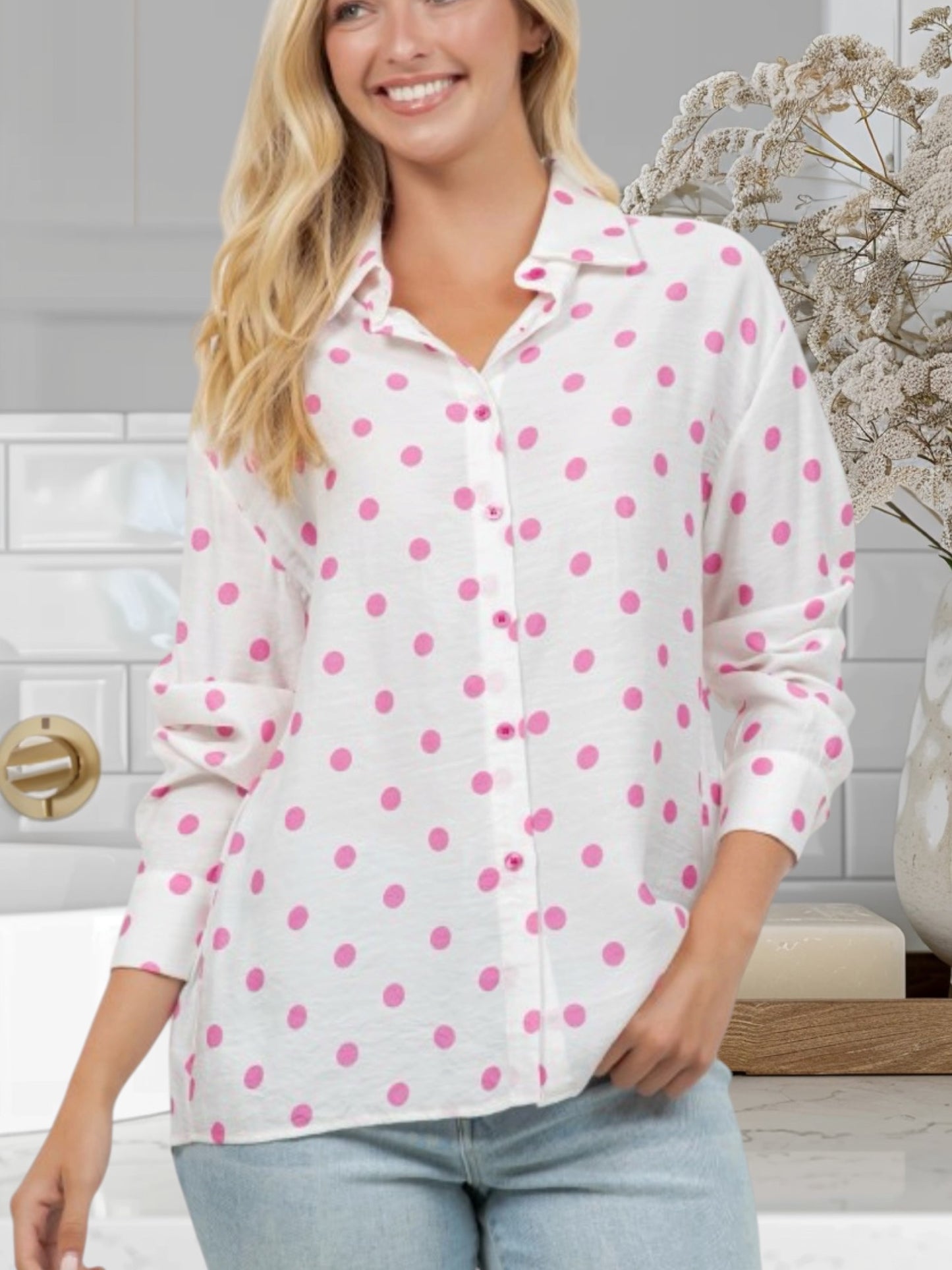 Polka Dots Blouse