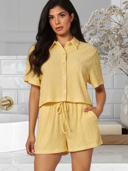 Jackeline 2pcs Set , short and top