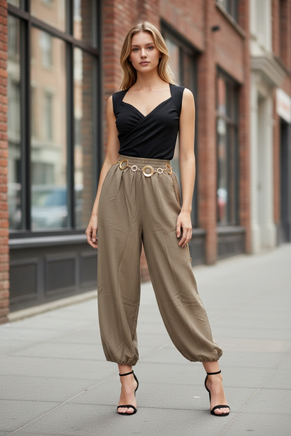 Balloon Pants W/Belt