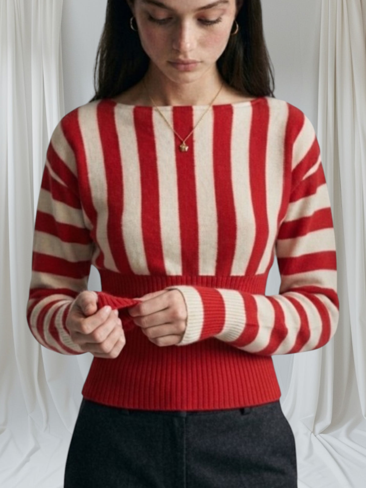 Long Sleeve Striped Top